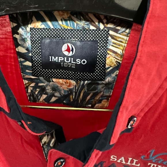 IMPULSO ITALY VINTAGE shirt cotton MEN LIKE NEW - Picture 9 of 11